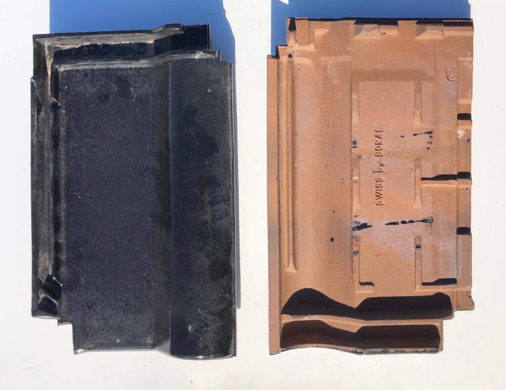 Second-hand Boral Swiss terracotta roof tiles NSW
