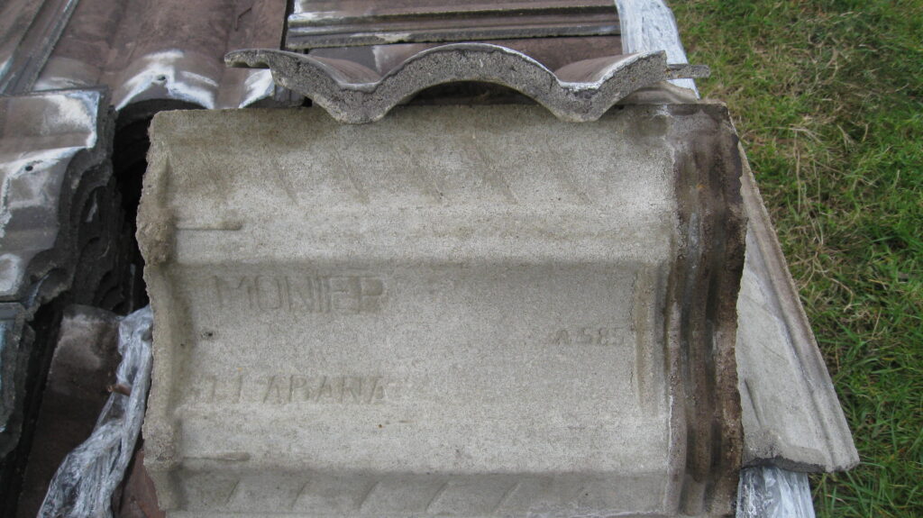 Monier Elabana bullnose concrete roof tile second-hand NSW