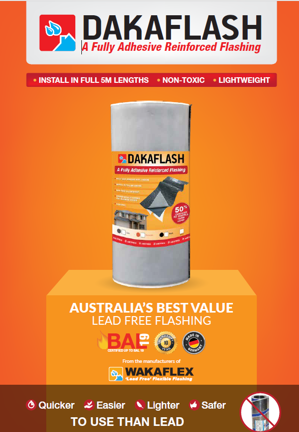 Lead free roof flashing product packaging